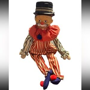 Vintage Hobo Clown Doll